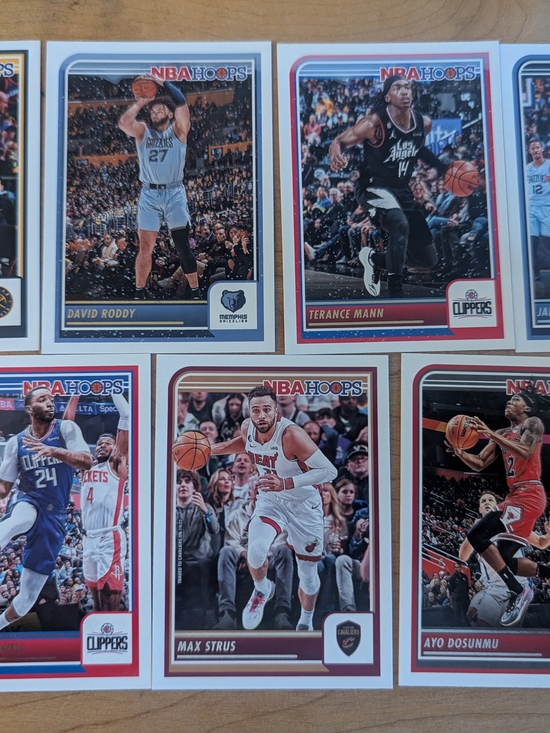 Panini Other - Lot of 7 2023-24 Panini NBA Hoops Basketball Cards